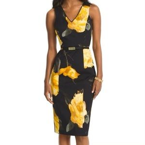 WHBM Floral Sheath Dress